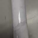 practicalWs Marble Wallpaper Granite White and Gray Wall Paper Roll 35.4" x 118" Kitchen Countertops Cabinet Furniture is Renovated Thick Vinyl Easy to Remove Without Leaving Glue Upgrade