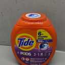 Tide PODS laundry detergent pacs, 3-in-1 Stain Remover, Odor Fighter, Color Protector, 112 Count, HE compatible, Spring Meadow Scent