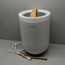 Towel Warmer Luxury Heated Bucket  Bluetooth Speaker, Ambient Light & Auto Shut Off  Fits Two 40"x70" Towels, Bathrobes, Blankets  Great Gift Idea