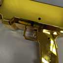 Gusil Money Gun Shooter Cash Cannon Bills Gun Make It Rain Toy Gun,Handheld Spary Cash Gun for Game Movies Party Supplies
