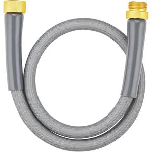 SKYWARD Short garden hose with Female to Male Metal Connector, nylon braided, inner tube PVC material, flexible and lightweight, Kink Free Water Hose, easy to use & Store (3ft)