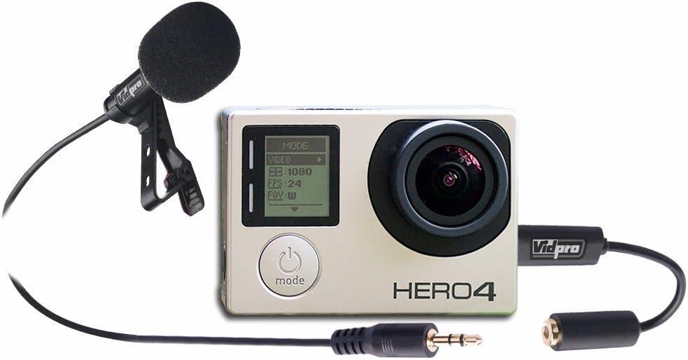 Vidpro XM-G Wired Microphone for GoPro Hero Cameras