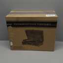 Vinyl Record Player 3-Speed Bluetooth Suitcase Portable Belt-Driven Record Player with Built-in Speakers RCA Line Out AUX in Headphone Jack Vintage Turntable (Black)