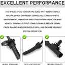 ABS Wheel Speed Sensor Rear Left, Automotive Replacement Anti-Lock Brake Speed Sensors 3630050U2010, Left Rear Wheel Speed ABS Sensor Sensing Device Cable Direct Fit Heyue Models Brake System