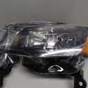Huray Left Headlight Assembly for Jeep Grand Cherokee 2017-2021 [Only for Halogen Type] [Black Bezel] OE Headlamp Replacement Driver Side