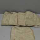 POLYTE Premium Lint Free Microfiber Washcloth Face Towel, 13 x 13 in, Set of 6 (Beige)