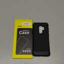 JETech Slim Fit Case for Samsung Galaxy S9+ Plus, Thin Phone Cover with Shock-Absorption and Carbon Fiber Design (Black)