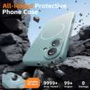 Magnetic for iPhone 17 Case, [Matte Solid Color] [Full Camera Protection] Protective Case for iPhone 17 - Slate Gray