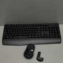 seenda Wireless Bluetooth Keyboard and Mouse Combo, COE200 Ergonomic Wireless Keyboard Mouse with Wrist Rest, Multi-Device Connection, Full-Size, Compatible for Computer/Laptop/Mac/MacBook, Black