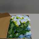 Ovveroche 32 Pcs Ice Blue Artificial Roses Fake Flowers, Silk Flowers with Stems for DIY Wedding Bridal Shower Centerpieces Arrangements Tables Decorations