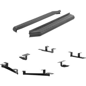 ARIES 2061014 AeroTread 5 x 70-Inch Black Stainless SUV Running Boards, Select Toyota Highlander