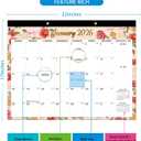 Desk Calendar 2025-2026, AgePlace Large 22" x17" Wall Calendar 2025 Covers June 2025 - December 2026, Monthly Desktop Calendar with Different Watercolor Artwork for Each Month for Home & Office School