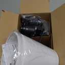 Plug in Wall Sconces Set of Two, Wall Lamp with Plug in Cord, Black Wall Sconce Light Plug in, Bedside Wall Mounted Light with Fabric Linen Shade, Plug in Wall Decor for Bedroom Living Room