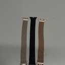 BELONGME 3 Pack Mesh Loop Compatible with Apple Watch Bands for Women Men 40mm 41mm 38mm 42mm 44mm 45mm 49mm 46mm Series 11 10 9 8 7 6 5 4 Ultra3 SE3 2, Stainless Steel Metal Magnetic Strap for iWatch (Starlight+Black+Rose Gold)