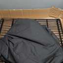 PJYuCien Dog Playpen - Metal Foldable Dog Exercise Pen, Pet Fence Puppy Crate Kennel Indoor Outdoor with 8 Panels 30H & Bottom Pad for Small Medium Pets (Black)