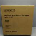 Pilot Automotive WH142-16S-B 16 Inch Super Sport Black & Silver Universal Hubcap Wheel Covers For Cars - Set Of 4 - Fits Most Cars