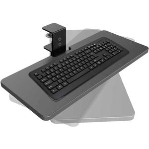 Large Under Desk Rotatable Computer Keyboard and Mouse Tray, Extra Sturdy Desk Swivel Clamp, Ergonomic Keyboard & Mouse Tray for Typing in Home, Office Work, 23 x 10 Inch