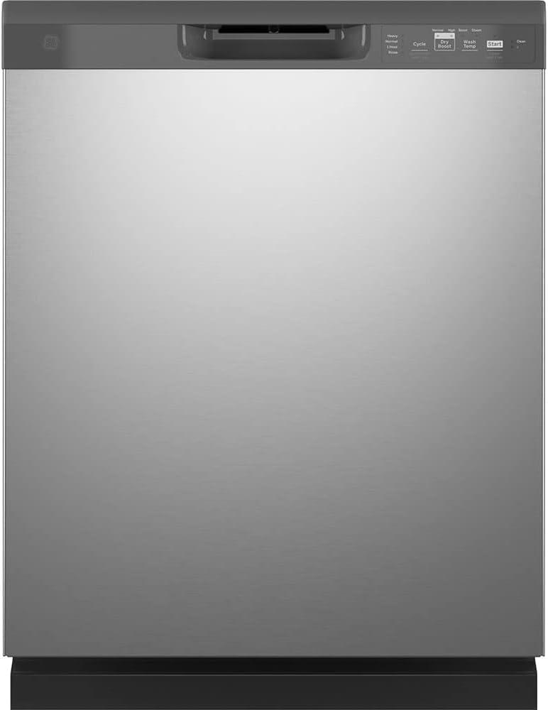 GE 24 in. Built-in Tall Tub Front Control Stainless Steel Dishwasher with Dry Boost, 59 dBA GDF510PSRSS