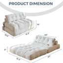 MAXYOYO Folding Sofa Bed, Convertible Chair Bed with Pillow, Full
