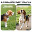 6FT Slip Lead Dog Leash with Double Padded Handle, Anti-Tangle Slip Leads for Dogs, Reflective Nylon No-Pull Training Leash for Small Medium Dogs, Navy Blue