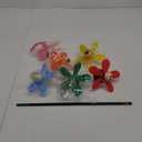 6 Pack Garden Decor Pinwheels Wind Spinners with Metal Stakes Colorful 3D Insect Whirligigs Windmill Outdoor Pinwheel for Yard Garden Lawn Decorations