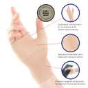 Neo-G Wrist and Thumb Support for Arthritis, Joint Pain, Tendonitis, Sprain - Wrist Brace Wrist Compression Hand Support - S - Beige 