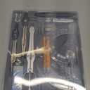 Mr. Pen Geometry Set with 6 Inch Swing Arm Protractor, Divider, Set Squares, Ruler, Compasses and Protractor, 15 Piece Set (Classic Slate)