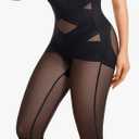 Gotoly Shapewear Tummy Control High Waisted Butt Lifting Shapewear Body Shaper Capri Shapewear Shorts Thigh Slimmer 3XL