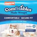 Hartz Comfitables Disposable Male Dog Wraps with Stretchy Waistband, Large 24 Count