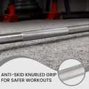 Fitvid Stardard Barbell for Weightlifting and Power Lifting, 300 Pound Capacity