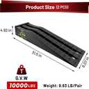 ROBLOCK Heavy Duty Car Ramps for Oil Changes and Jack Support, Portable Low Profile Car Ramps for High Lift, Vehicle Ramps for Garage, 31.5''x8.1''x4.9'', G.V.W 10000 LBS, 2 Packs