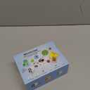 1000X Microscope for Kids 8-12, 4K HD Screen with 6 LED Lights, Portable Microscope for Outdoor STEM Learning, Rechargeable Science Kit, Birthday Valentines Day Easter Gifts for Kids (White)