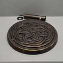 UBP18181-BR 18-Inch Cast Stone Umbrella Base, Made from Rust Free Composite Materials, Bronze Powder Coated Finish