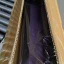 BRAWNTIDE Wide Stadium Seat - Extra Thick Cushion, Great Back Support, Lightweight Chair, Multiple Storage Pockets, Compact, Ideal for Sporting Events, (Purple)