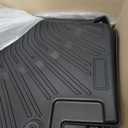 Powerty Floor Mats for Nissan Pathfinder 8 Seats 2022-2026 2027, All Weather 3D TPE Anti-Slip Trunk Cargo Liner Seat Back Covers Protectors Full Set Car Accessories