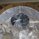 Low Profile Ceiling Fans with Lights, 20" Flush Mount Ceiling Fan with Light, Boho Bladeless with 6 Speeds, Rattan Remote Control for Bedroom, Nursery, Living Room