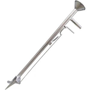 Seed Sower Gardening Tools Fertilizer Applicator Manual Seeder Vegetable Seeder Planter,Sowing and Fertilization,for Agriculture Garden (4.0cm, White)