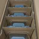 KOMUEE 30 oz 5 Pack Glass Meal Prep Containers, Glass Storage Containers with Lids - Dishwahser, Microwave, Oven and Freezer Safe (Gray)