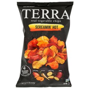 Terra Vegetable Chips Screamin' Hot oz, 5 Ounce