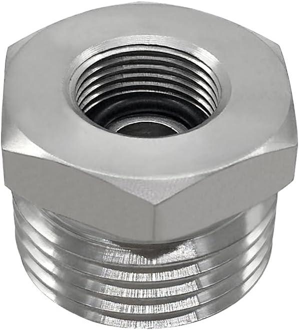 Beduan Stainless Steel 3/8 Compression Female Thread to 3/4 Male Garden Hose Threaded Adapter Hex Bushing