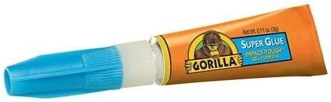 Replacement for fits Gorilla Super Glue, 3 g Gram, Clear, Single