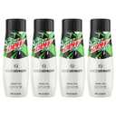 SodaStream - Mountain Dew Zero Sugar Drink Mix | For Sparkling Water Makers | Sugar-Free, 0 Calories | Caffeine: 48mg/12oz | Makes 96 Servings | 14.9 Fl Oz, Pack of 4, Expiry Date: 08/19/2025