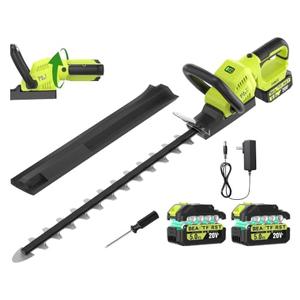 20V 22-Inch Hedge Trimmer Cordless with 2x5.0Ah Battery & Charger
