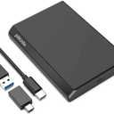 PILCNLA Ultra Slim Portable External Hard Drive USB3.0 HDD Storage 500GB for Xbox One X/S, Xbox 360, PS4, PC, Desktop, Laptop, MacBook, Chromebook