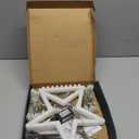 FUNIAO New Christmas Lights, Outdoor Christmas Decorations, 320 LED Waterfall String Lights, 8 Light Modes Chrsitmas Lights with 12" Star Tree Topper for Yard, Wedding, Party, New Year