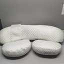 Pregnancy Pillow for Women - Full Body Maternity Pillow for Back & Hip Support, Removable Soft Cover for Side Sleeper Comfort (Green)