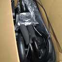 ELENKER Upright Walker, Stand Up Rollator Walker with Padded Seat and Backrest, Lightweight, Compact Folding, Fully Adjustment Frame for Seniors, Blue