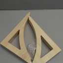 2 Pcs 1 3/4" W x 8 1/2" D x 12" H Traditional Wood Corbels Wooden Shelf Brackets Unfinished Paintable Solid Wooden Bracket for Doorway Countertops Home Shelves Cabinet Furniture Support