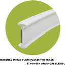 KXLife Flexible Bendable Ceiling Curtain Track System(30 ft), Curved Ceiling Track for Curtains, Room Divider Ceiling Track, Track Curtains Ceiling Mount