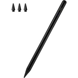 Stylus Pen for iPad A16 11th 10th 9th 8th 7th 6th Generation, iPad Pro 12.9 11 13 inch M4, iPad Air M3 M2 5th 4th 3rd Gen, iPad Mini A17 Pro 7 6 5, for Apple Pencil Pro 1st 2nd Gen Alternative (Black)